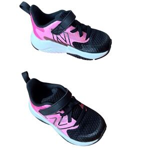 New Balance Rave Run v2 Bungee Lace Pink Black Kids Sneakers ITRAVAS2 Size 6M